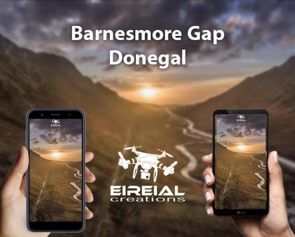 Free Wallpaper! Barnesmore Gap Sunset. - Eireial Creations - Drone Operator - Aerial Photography Ireland