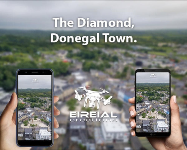 Free Wallpaper! The Diamond, Donegal Town, Donegal. - Eireial Creations - Drone Operator - Aerial Photography Ireland