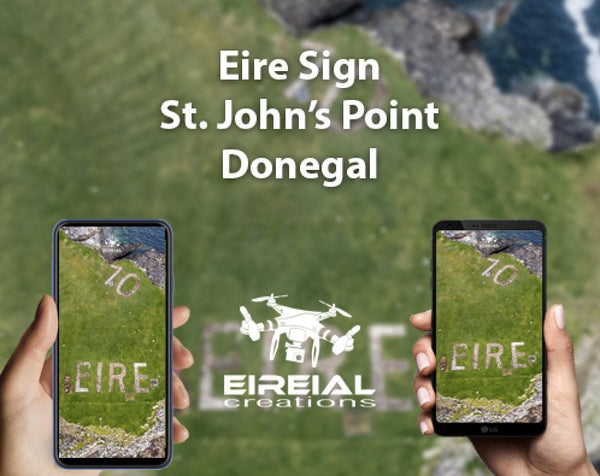 Free Wallpaper! Eire sign at St. John's Point, Donegal. - Eireial Creations - Drone Operator - Aerial Photography Ireland