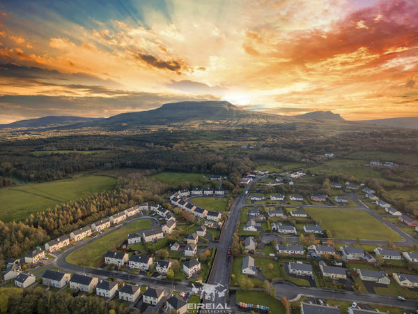 EireialCreations Aerial shot of The Dartry Mountains near Kinlough, Leitrim 02. - Digital Download