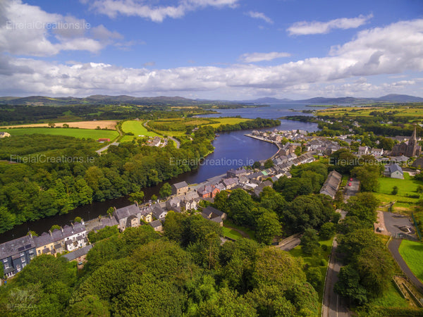Ramelton, Donegal. - Digital Download - Eireial Creations - Drone Operator - Aerial Photography Ireland