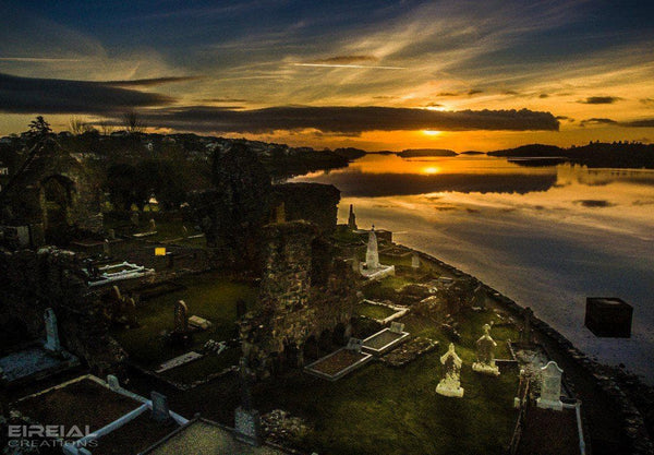 The Old Abbey Graveyard, Donegal Town, County Donegal - Digital Download. - Eireial Creations - Drone Operator - Aerial Photography Ireland