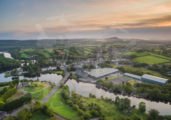 A shot I took of Belleek, County Fermanagh. - Photo Print - Eireial Creations - Drone Operator - Aerial Photography Ireland