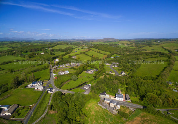 An aerial shot of Bridgetown, County Donegal, Ireland. - Photo Print - Eireial Creations - Drone Operator - Aerial Photography Ireland