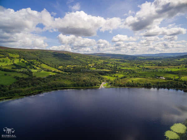 A shot of the Pier at Glenade Lough, County Leitrim. - Digital Download - Eireial Creations - Drone Operator - Aerial Photography Ireland