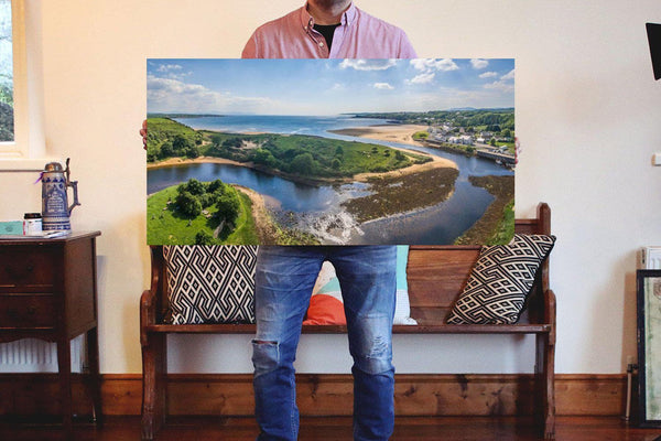A shot of Inver, Donegal on Canvas - Eireial Creations - Drone Operator - Aerial Photography Ireland