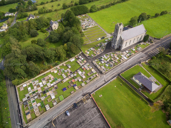 Saint Brigid's Catholic Church, Ballintra, Donegal - Digital Download - Eireial Creations - Drone Operator - Aerial Photography Ireland