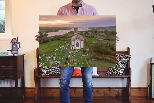 St. Annes Church, Ballyshannon, Donegal on Canvas. - Eireial Creations - Drone Operator - Aerial Photography Ireland