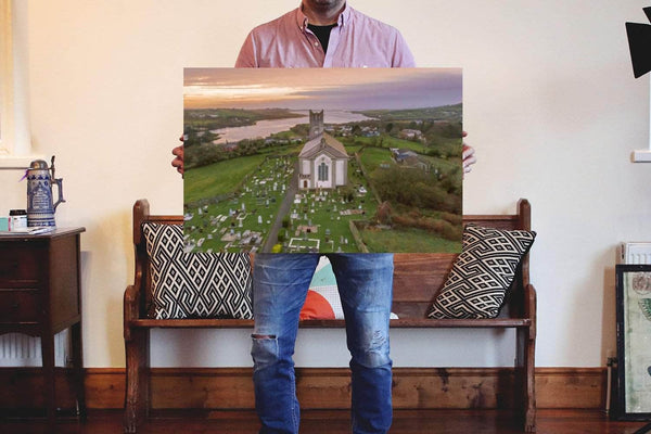 St. Annes Church, Ballyshannon, Donegal on Canvas. - Eireial Creations - Drone Operator - Aerial Photography Ireland
