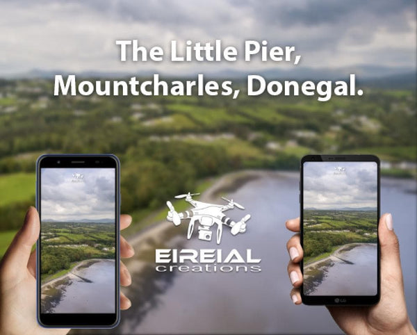 Free Wallpaper! The Little Pier, Mountcharles, Donegal. - Eireial Creations - Drone Operator - Aerial Photography Ireland