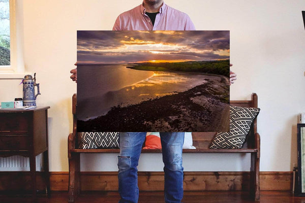 EireialCreations 36in x 24in (91cm x 60cm) The Beach at Mountcharles, County Donegal on Canvas