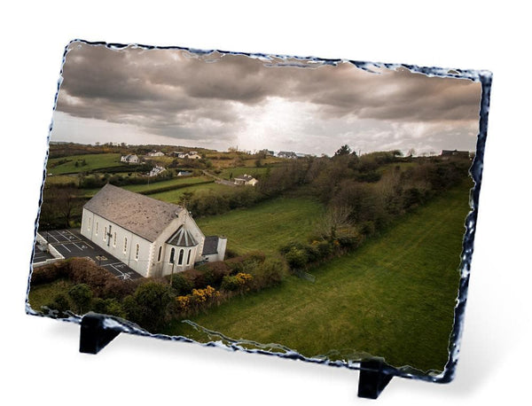 St. Naul's Church, Ardaghey, County Donegal - Slate - Eireial Creations - Drone Operator - Aerial Photography Ireland