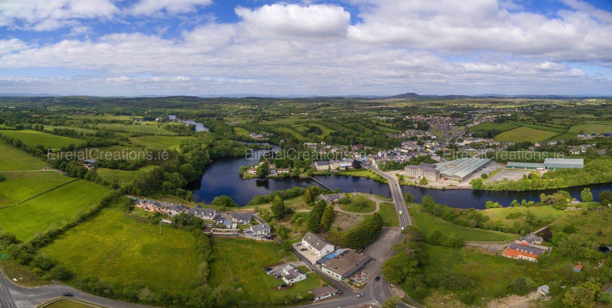 A Panoramic view of Belleek, Fermanagh.